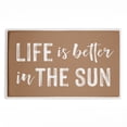 thumbnail image 1 of Stupell Industries Better In The Sun Printed Plush Bath Mat and Bath Rug, design by Lettered and Lined, 18"x30", 1 of 9