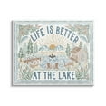 thumbnail image 1 of Stupell Industries Better at Lake Scenery Nature Painting Gallery Wrapped Canvas Print Wall Art, 30 x 24, 1 of 7