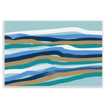 Stupell Industries Between The Waves Ripples Wall Plaque Art design by Atelier Posters, 10 x 15