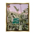 thumbnail image 1 of Stupell Industries Beverly Hills Tropical Vacation Graphic Art Metallic Gold Floating Framed Canvas Print Wall Art, Design by Amelia Noyes, 1 of 8