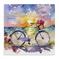 thumbnail image 1 of Stupell Industries Coastal Bicycle By The Seaside Canvas Art, 24 x 24, by Shelly Craig, 1 of 8