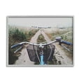 thumbnail image 1 of Stupell Industries Bicycle on Rural Path Nature Photography Gray Framed Art Print Wall Art, 30 x 24, 1 of 8