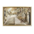 thumbnail image 1 of Stupell Industries Industrial Bicycle on Town Street Gold Floating Frame Canvas Art, 31 x 21, by Ruane Manning, 1 of 8