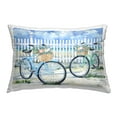 thumbnail image 1 of Stupell Industries Bicycles at Beach Fence Decorative Printed Throw Pillow Design by Paul Brent., 1 of 6