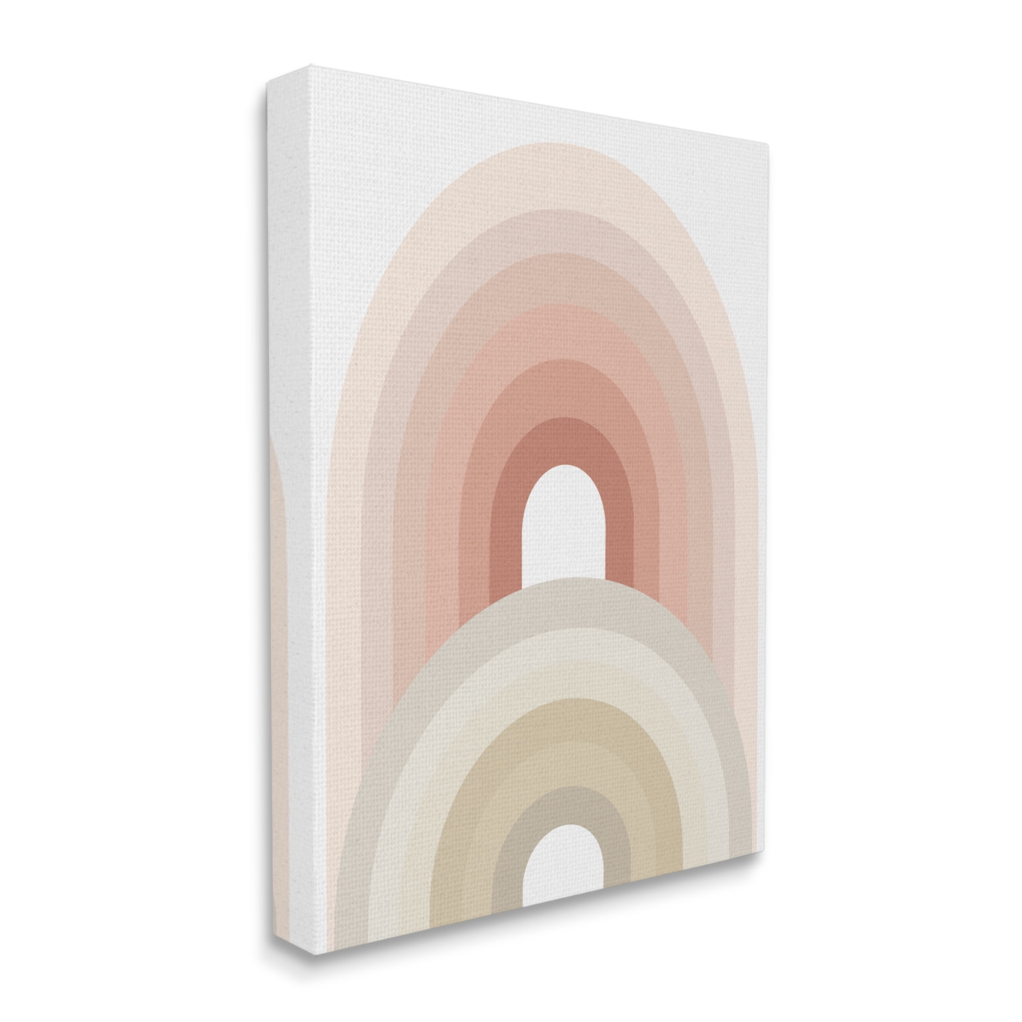 Stupell Industries Big Little Rainbow Desert Terracotta Palette Beige Blush, 36 x 48, Designed by Ros Ruseva