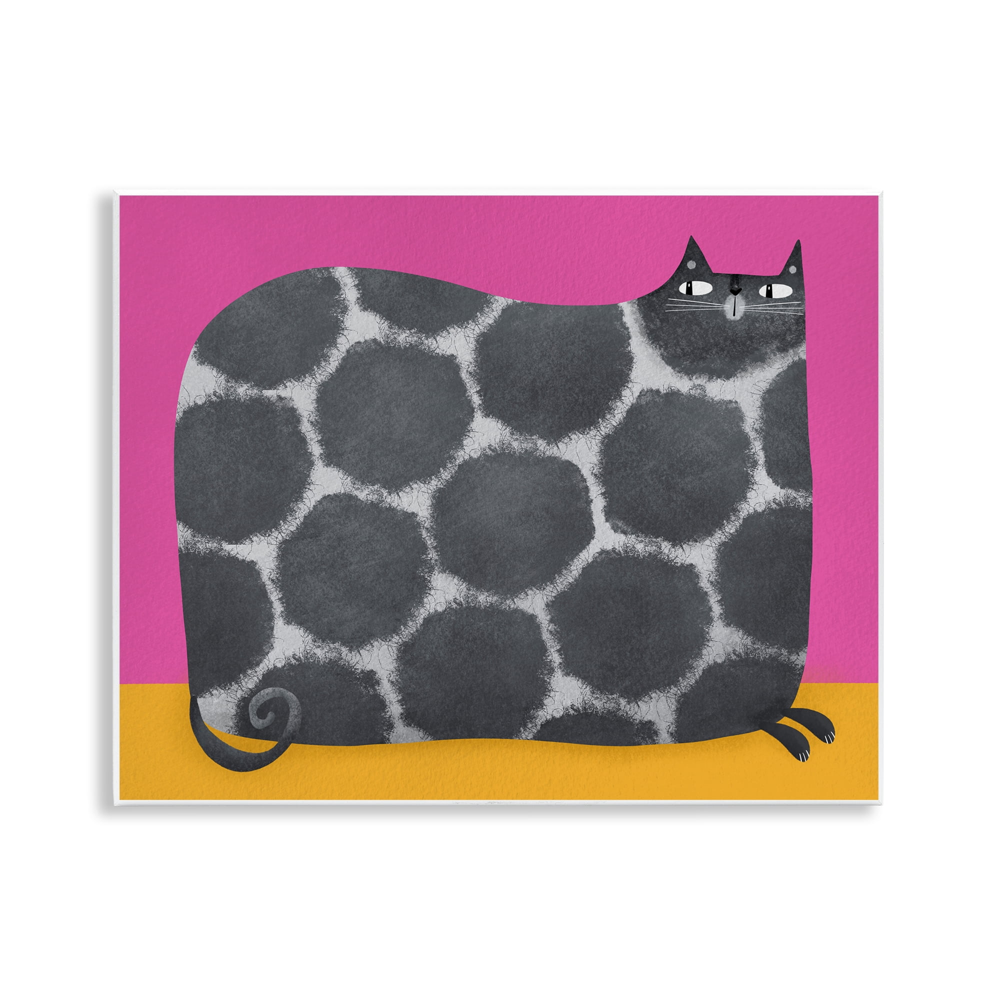 Stupell Industries Big Spots on Cat Wall Plaque Art, design by Gabriela Avila