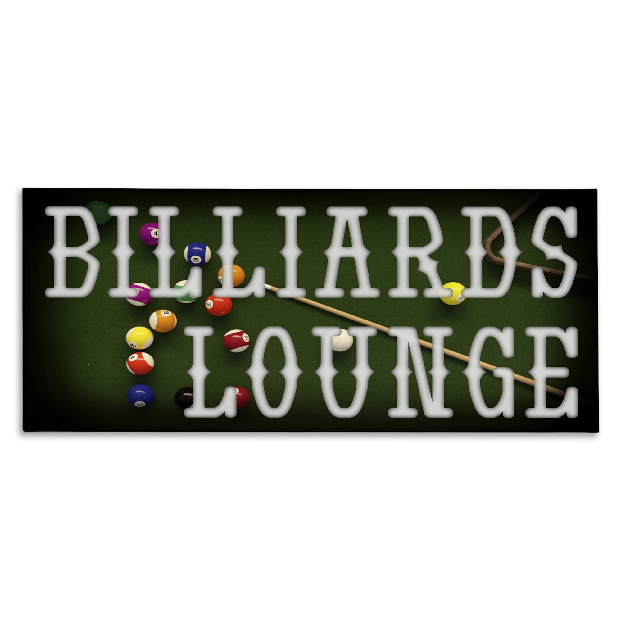 Stupell Industries Billiards Lounge Recreation Canvas Wall Art, design by Marcus Prime