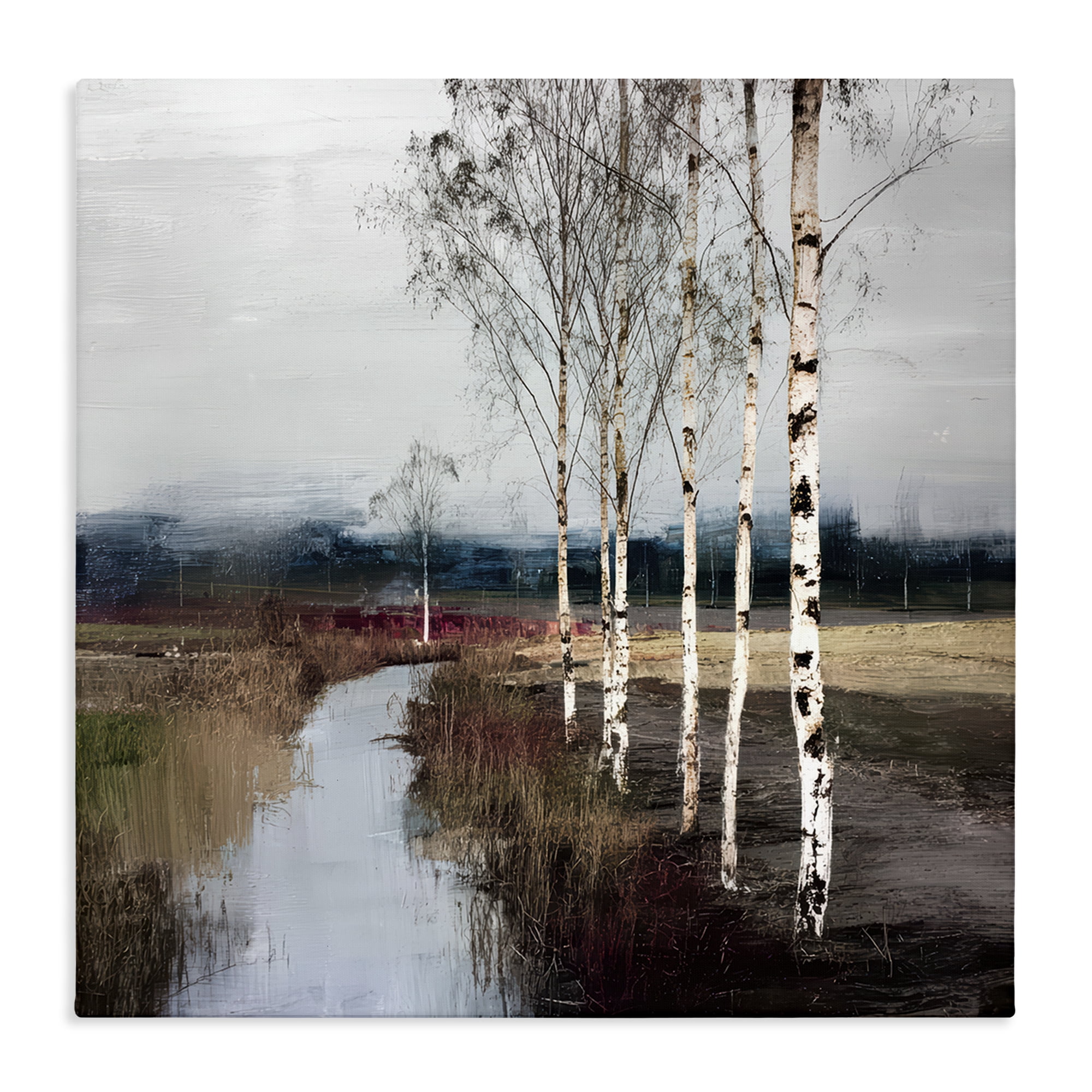 Stupell Industries Birch Creek River Canvas Wall Art, design by Kim Curinga
