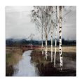 thumbnail image 1 of Stupell Industries Transitional Birch Creek River Canvas Art, 17 x 17, by Kim Curinga, 1 of 8