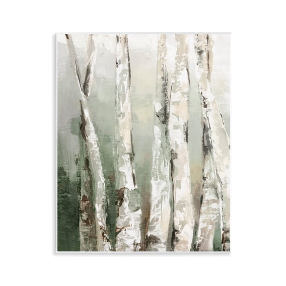 Stupell Industries Birch Green Forest Wall Plaque Art design by Luna Mavis, 14 x 11