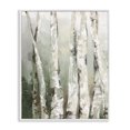 thumbnail image 1 of Stupell Industries Birch Green Forest White Framed Giclee Art design by Luna Mavis, 30 x 24, 1 of 8