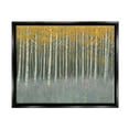thumbnail image 1 of Stupell Industries Birch Tree Woodland Grove Outdoor Nature Landscape Metallic Gold Framed Floating Canvas Wall Art, 16x20, by James Wiens, 1 of 6