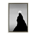 thumbnail image 1 of Stupell Industries Bird Silhouette on Peak Landscape Photography Brown Floater Framed Art Print Wall Art, 21 x 31, 1 of 9
