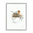 thumbnail image 1 of Stupell Industries Bird in Coffee Mug Nest Animals & Insects Painting Gray Framed Art Print Wall Art, 11 x 14, 1 of 8