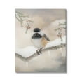 thumbnail image 1 of Stupell Industries Bird on Winter Branch Animals & Insects Painting Gallery Wrapped Canvas Print Wall Art, 24 x 30, 1 of 7