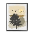 thumbnail image 1 of Stupell Industries Birds Flying Over Tree Quick Abstract Grunge Painting,11 x 14, Design by Alonzo Saunders, 1 of 5