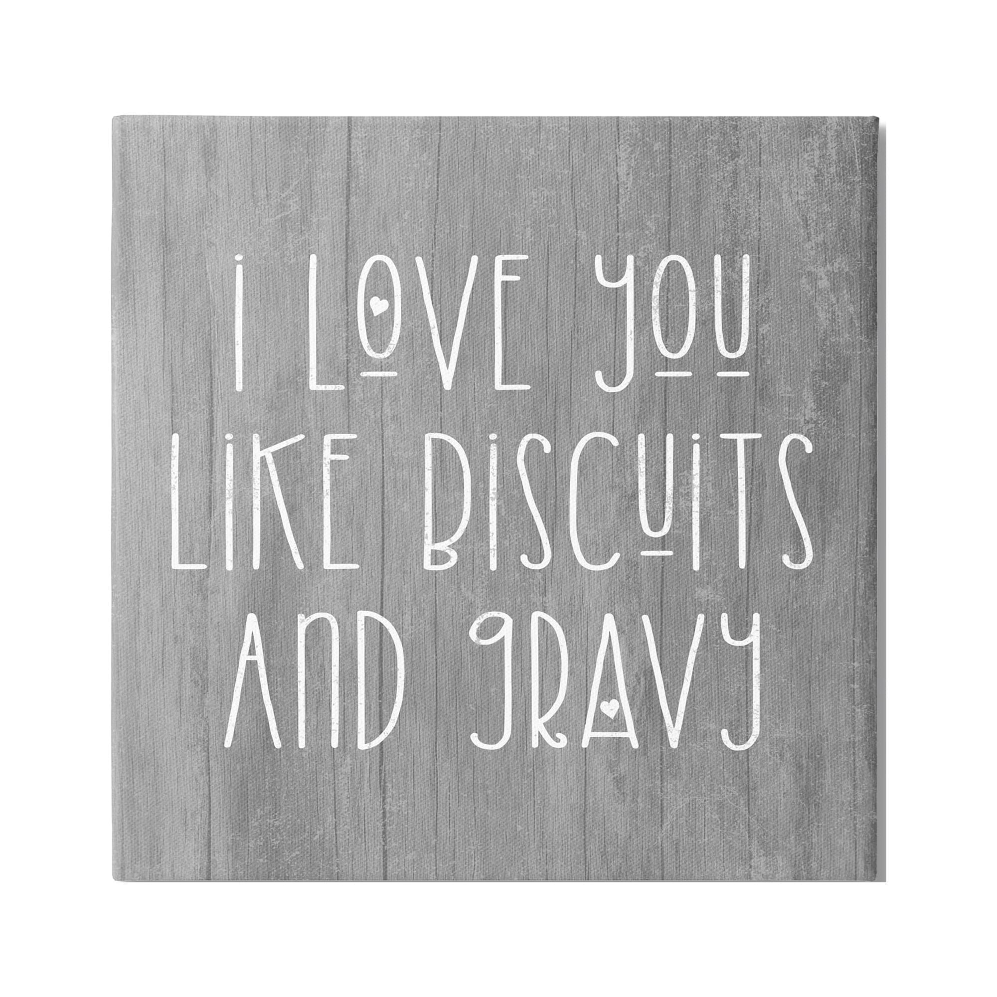 Gray and White Romantic Southern Phrase Canvas Wall Art