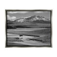 thumbnail image 1 of Stupell Industries Bison in Mountain Scene Landscape Photography Gray Floater Framed Canvas Art Print Wall Art, 31 x 25, 1 of 10