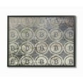thumbnail image 1 of Stupell Industries Bitcoin Pattern on Surface Typography Painting Black Framed Art Print Wall Art, 11 x 14, 1 of 4