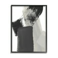 thumbnail image 1 of Stupell Industries Black & Beige Abstract Abstract Painting Black Framed Art Print Wall Art, 16 x 20, 1 of 9