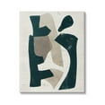 thumbnail image 1 of Stupell Industries Black & Brown Geometric Shapes Abstract Weathered Pattern Painting Gallery Wrapped Canvas Print Wall Art, Design by June Erica Vess, 1 of 5