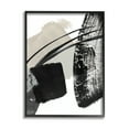 thumbnail image 1 of Stupell Industries Black Brush Strokes Abstract Painting Black Framed Art Print Wall Art, 16 x 20, 1 of 9