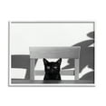 thumbnail image 1 of Stupell Industries Black Cat at Kitchen Table Pet Animal Photograph, 16 x 20, Designed by Jon Bertelli, 1 of 6