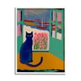 thumbnail image 1 of Stupell Industries Black Cat in Doorway Animals & Insects Painting White Framed Art Print Wall Art, 24 x 30, 1 of 9