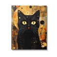 thumbnail image 1 of Stupell Industries Black Cat with Modern Pattern Animals & Insects Painting Gallery Wrapped Canvas Art Print Wall Art, 16 x 20, 1 of 8