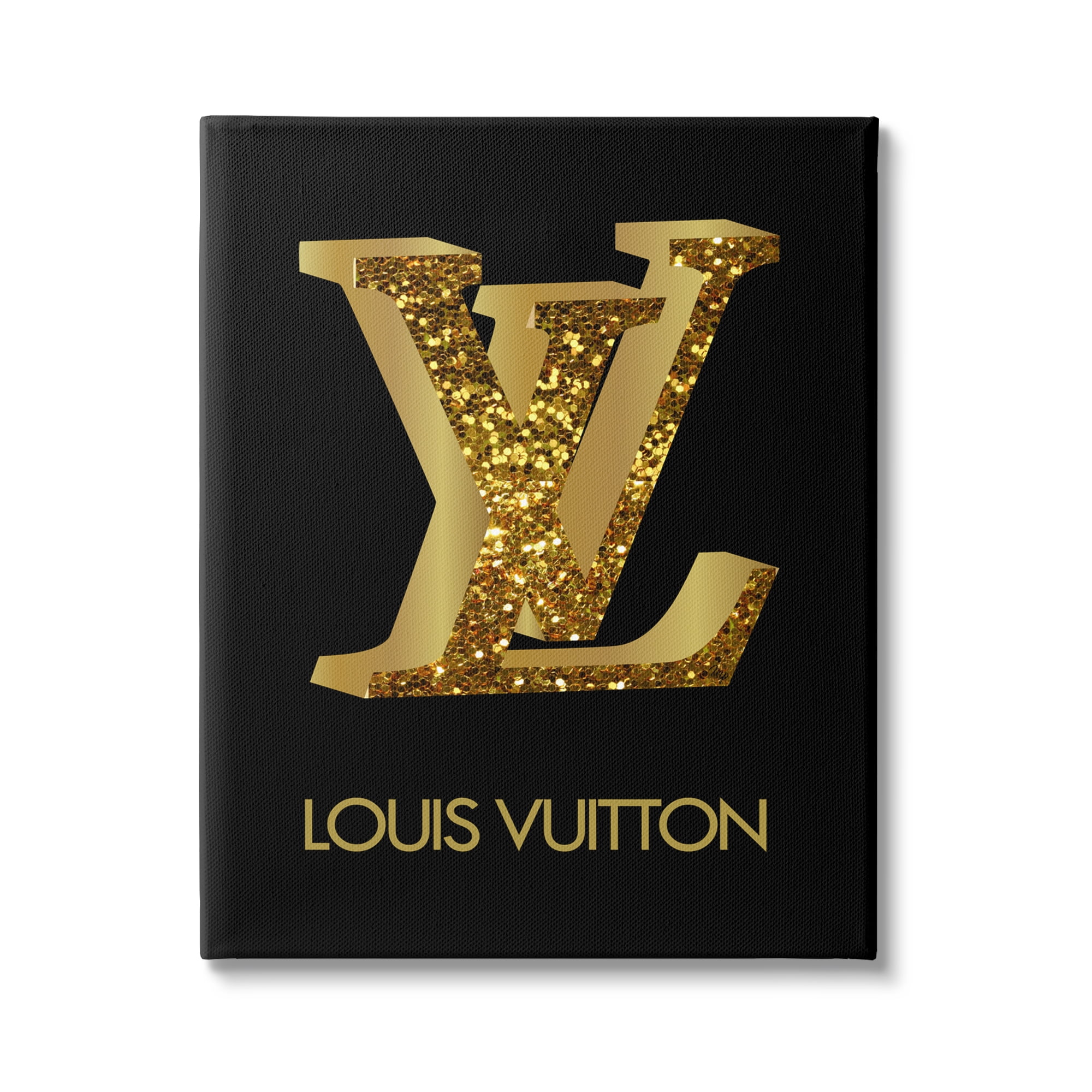 Stupell Industries Black Chic Fashion Symbol Typography Painting Gallery Wrapped Canvas Print Wall Art, 16 x 20