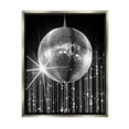 thumbnail image 1 of Stupell Industries Black Disco Ball Literature & Flim Photography Gray Floater Framed Canvas Art Print Wall Art, 17 x 21, 1 of 10