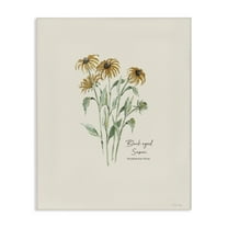 Stupell Industries Black Eyed Susans Botanical & Floral Painting Gallery Wrapped Canvas Art Print Wall Art, 16 x 20
