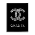 thumbnail image 1 of Stupell Industries Black Gleaming Glam Symbol Typography Painting Black Framed Art Print Wall Art, 24 x 30, 1 of 8