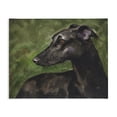 thumbnail image 1 of Stupell Industries Rustic Lodge Black Greyhound Portrait Canvas Art, 48 x 36, by George Dyachenko, 1 of 8