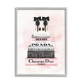 thumbnail image 1 of Stupell Industries Black Heels Pink Silver Bookstack Glam Fashion Design Framed Wall Art by Amanda Greenwood, 1 of 8