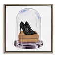 thumbnail image 1 of Stupell Industries Traditional Black Heels in Bell Jar Brown Floating Frame Canvas Art, 18 x 18, by Amanda Greenwood, 1 of 8
