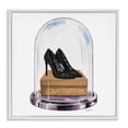 thumbnail image 1 of Stupell Industries Traditional Black Heels in Bell Jar White Framed Giclee Art, 17 x 17, by Amanda Greenwood, 1 of 8