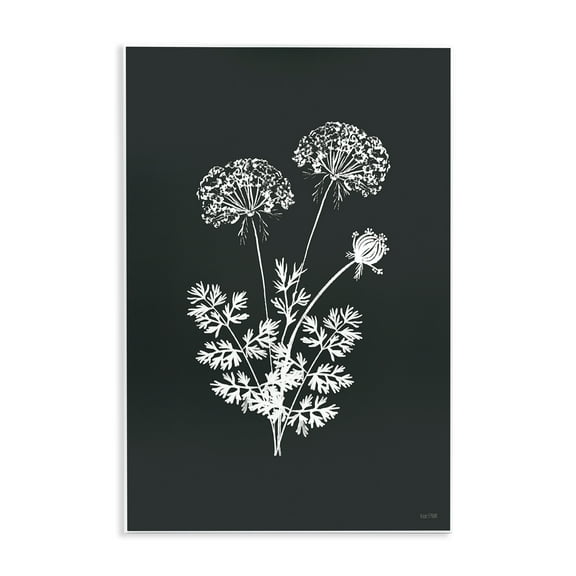 Stupell Industries Black Herb Bunches Botanical & Floral Painting Unframed Art Print Wall Art, 10 x 15