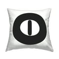 thumbnail image 1 of Stupell Industries Black Initial O Decorative Printed Throw Pillow, 18 x 18, 1 of 5