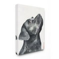 thumbnail image 1 of Stupell Industries Black Labrador Dog Pet Animal Watercolor Painting Super Canvas Wall Art by George Dyachenko, 1 of 6