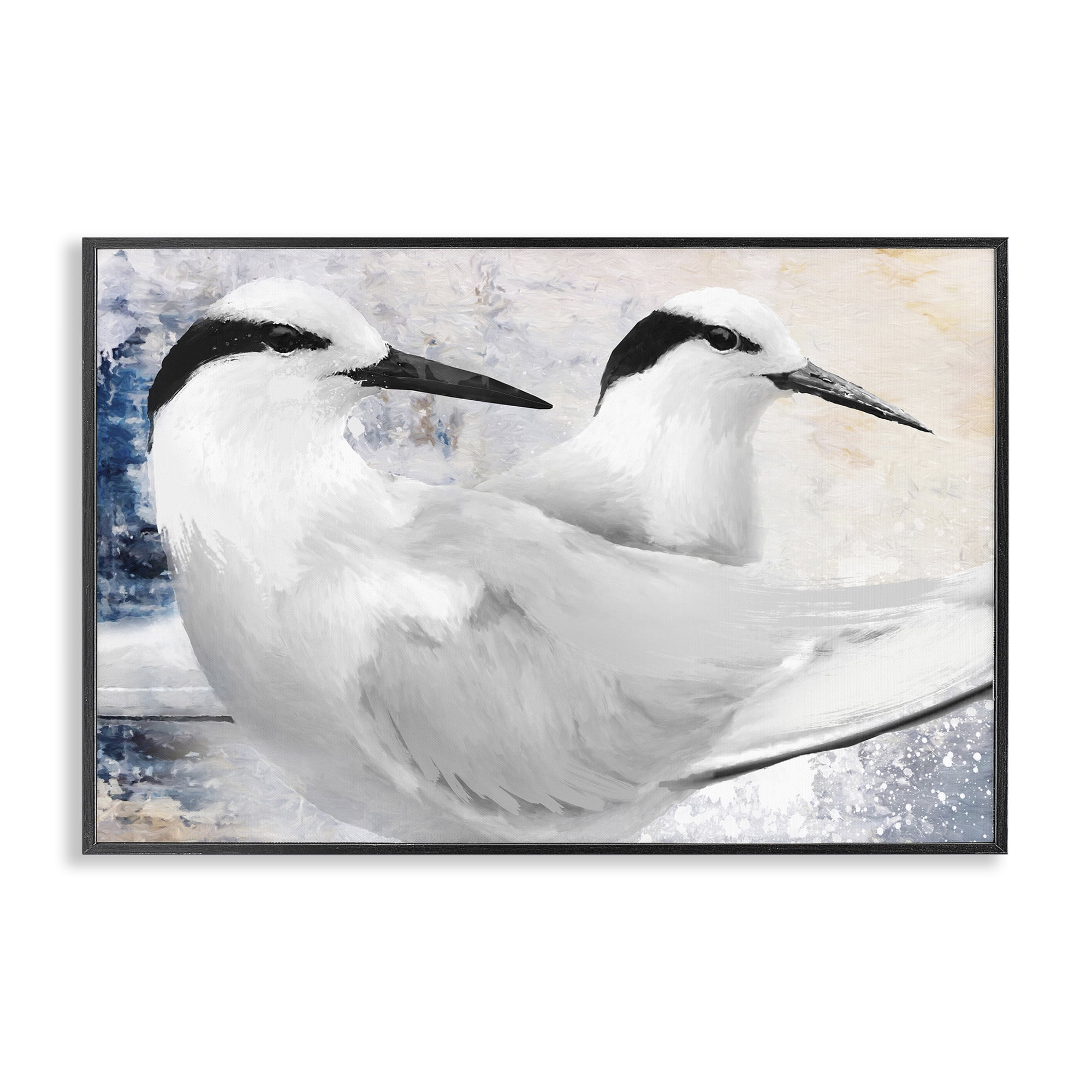 Stupell Industries Black Naped Tern Black Framed Giclee Art, design by Porter Hastings