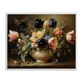 thumbnail image 1 of Stupell Industries French Country Black Tulips & Peach Bouquet White Framed Giclee Art, 20 x 16, by Franklyn Gregory, 1 of 8