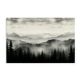 thumbnail image 1 of Stupell Industries Black & White Gradient Mountains Landscape & Nature Painting Wrapped Canvas Art Print Wall Art, 30 x 20, 1 of 8