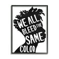 thumbnail image 1 of Stupell Industries Bleed Same Color Male Silhouette Diversity Portrait Black Framed by Marcus Prime, 1 of 7