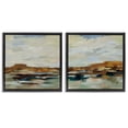 thumbnail image 1 of Stupell Industries Contemporary Blended American West Atmosphere Black 2pc Floating Frame Art Set, 25 x 25 each, by Silvia Vassileva, 1 of 7
