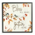 thumbnail image 1 of Stupell Industries Bless All Who Gather Here Autumn Tree Birds, 17 x 30, Design by Sally Swatland, 1 of 7