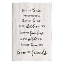 Stupell Industries Bless Our House Family Phrase Graphic Art Unframed Art Print Wall Art, Design by CAD Designs