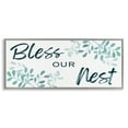 thumbnail image 1 of Stupell Industries Bless Our Nest with Herbs Quotes and Sayings Painting Gray Framed Art Print Wall Art, 30 x 13, 1 of 8