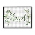 thumbnail image 1 of Stupell Industries Blessed Religious Phrase Geometric Herbal Tablecloth Pattern,14 x 11, Design by Carol Robinson, 1 of 5