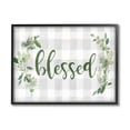 thumbnail image 1 of Stupell Industries Blessed Religious Phrase Geometric Herbal Tablecloth Pattern,30 x 24, Design by Carol Robinson, 1 of 7
